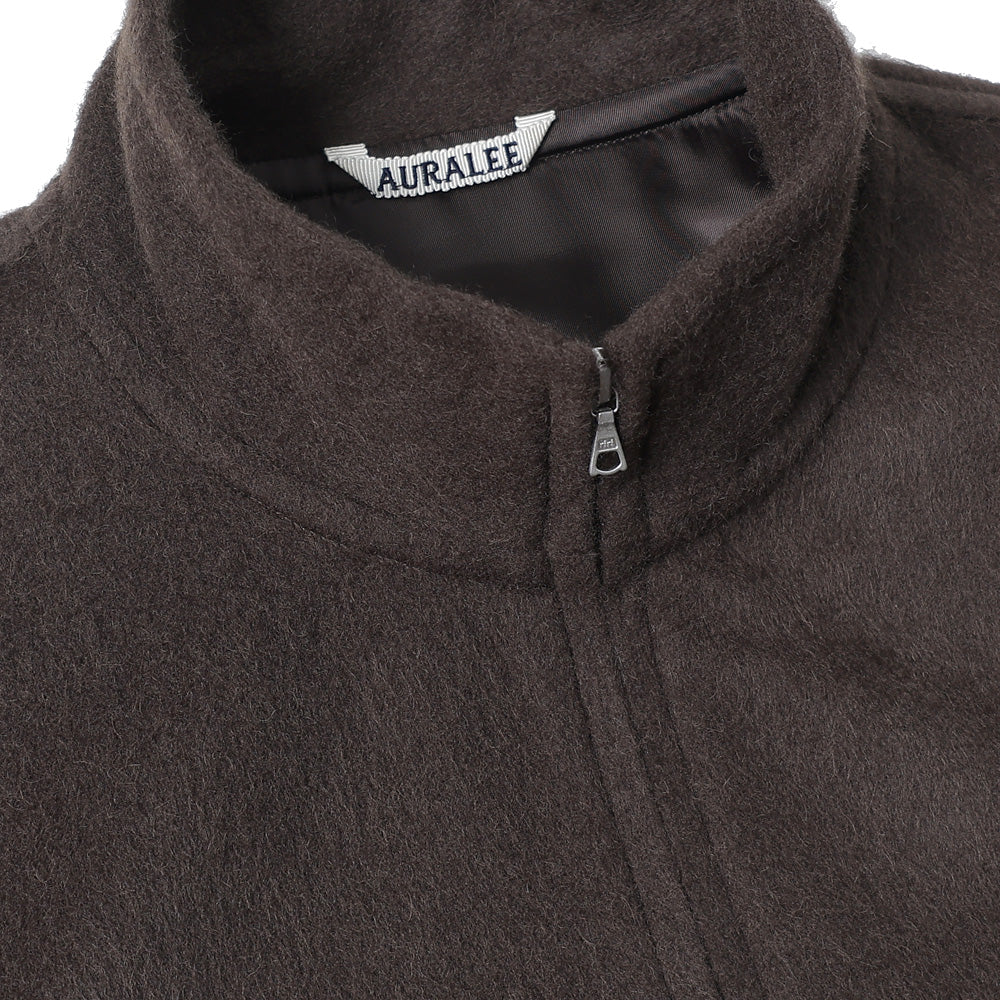 BABY CAMEL FLANNEL ZIP BLOUSON