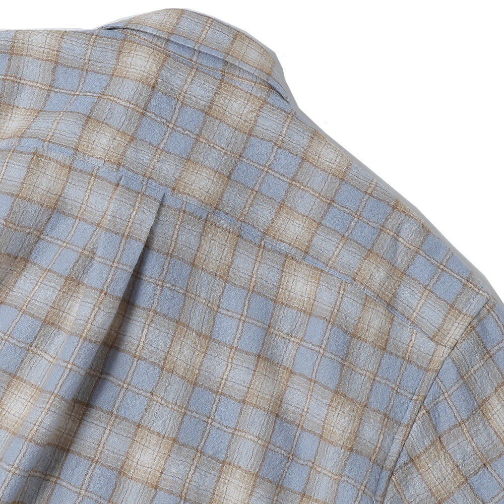 AIRY WOOL CHECK SHIRT