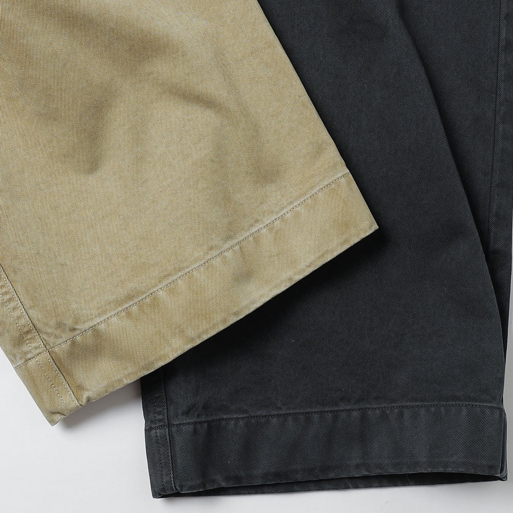 PRODUCT DYED FINX CHINO ONE-TUCK PANTS