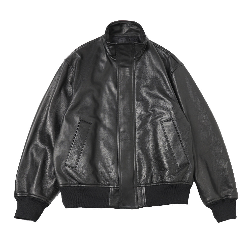 URU) C0W LEATHER - ZIP UP BLOUSON (26SCL02) | URU / ジャケット