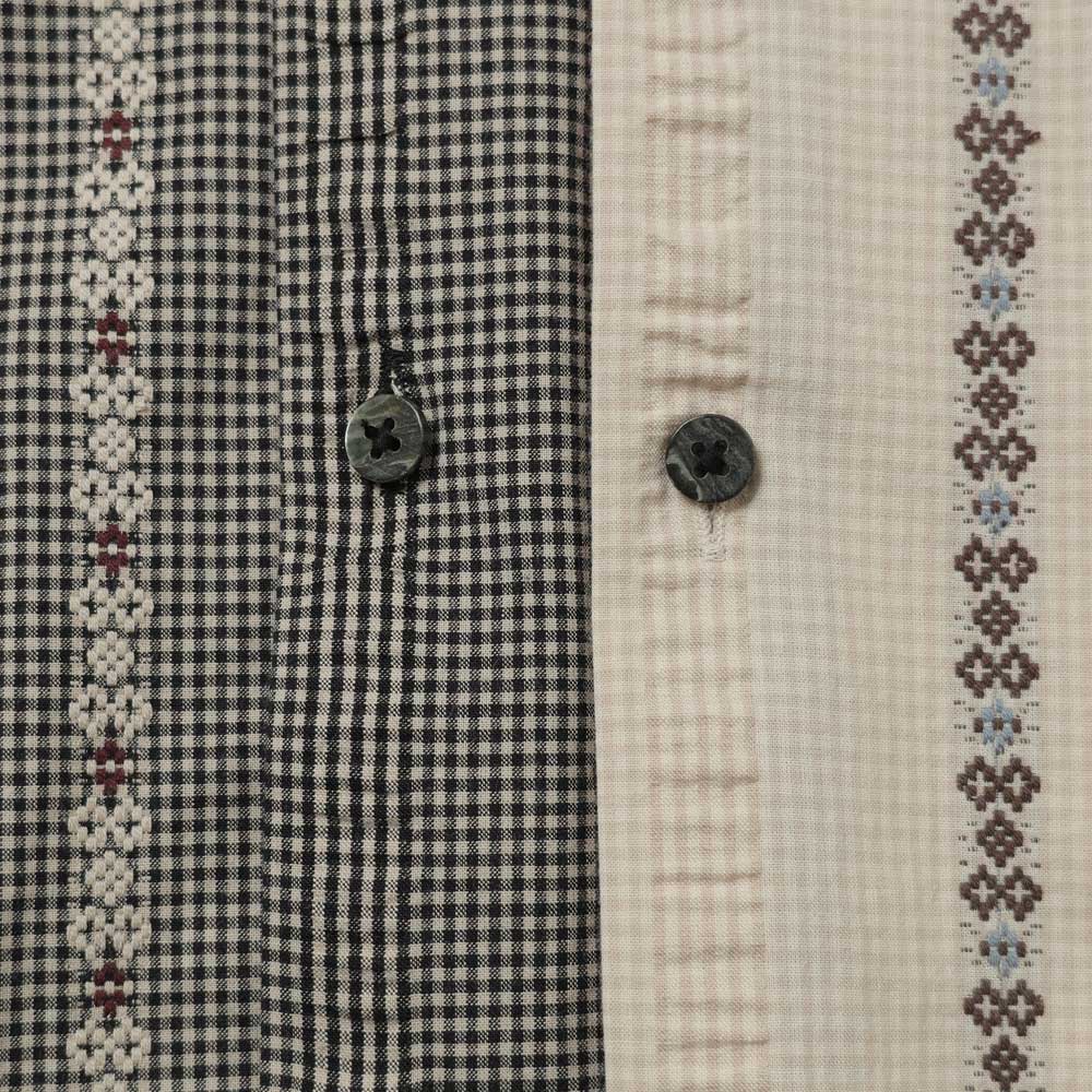 Dobby Open Collar Shirt