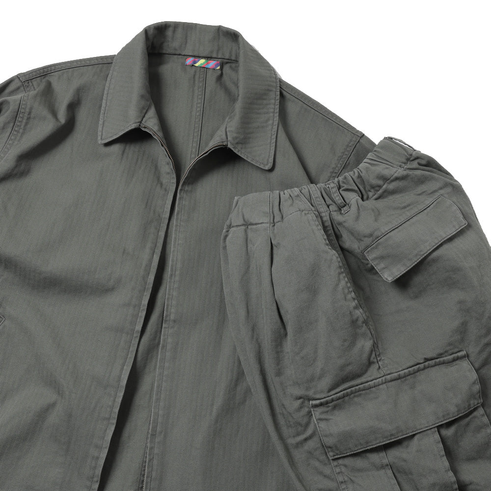 Herringbone Zip Jacket