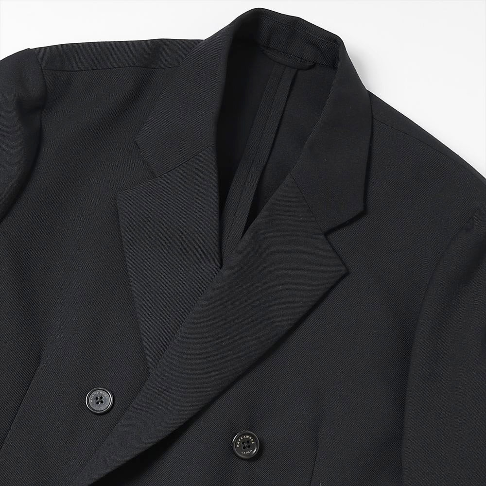DOUBLE BREASTED COMFORT JACKET ORGANIC WOOL SURVIVAL CLOTH