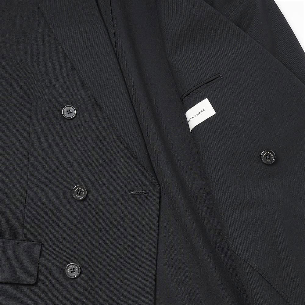 DOUBLE BREASTED COMFORT JACKET ORGANIC WOOL SURVIVAL CLOTH