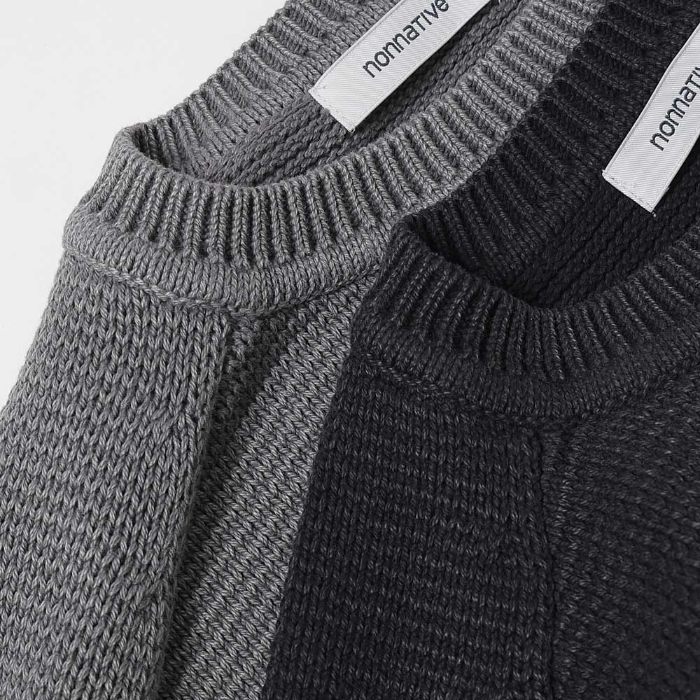 WORKER PULLOVER SWEATER COTTON YARN