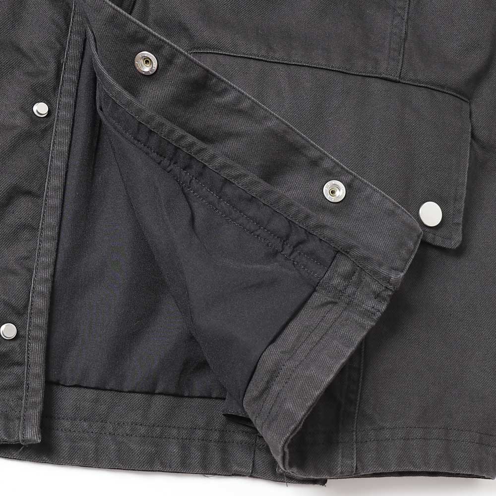 RIDER JACKET COTTON DRILL PIGMENT DYE WITH WINDSTOPPER