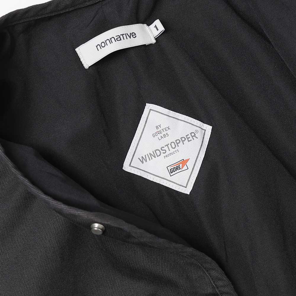 RIDER JACKET COTTON DRILL PIGMENT DYE WITH WINDSTOPPER