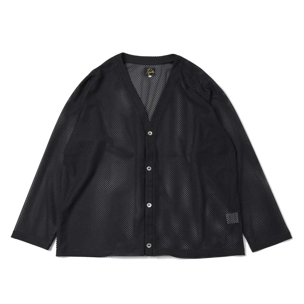 NEEDLES(ニードルズ)V-Neck Cardigan - Geometric Raschel Lace (SX434