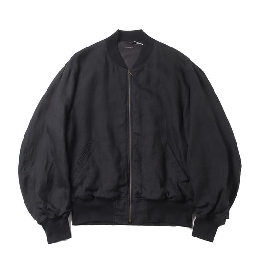 Linen W Cross Zip Blouson