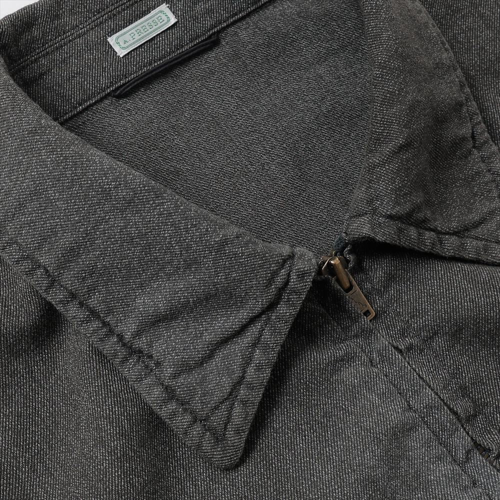 Vintage Black Chambray Sports Jacket