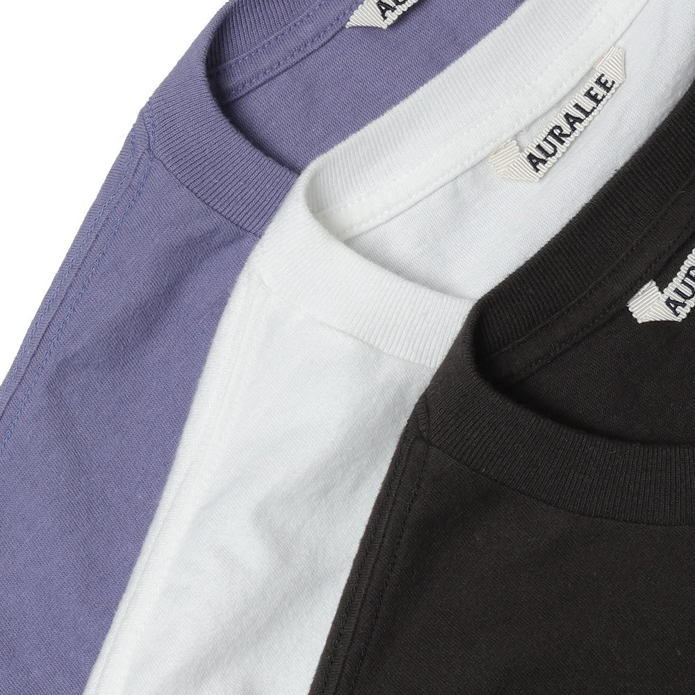 BRUSHED ORGANIC COTTON JERSEY TEE