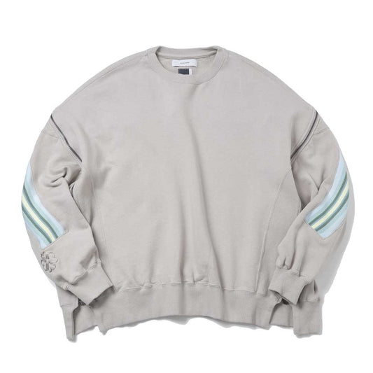 ZIPPER RIB SWEAT