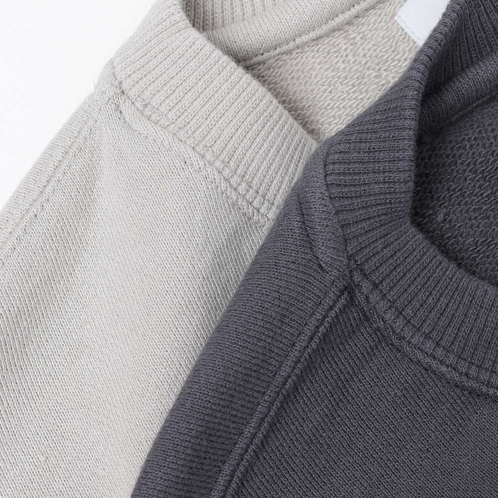 ZIPPER RIB SWEAT