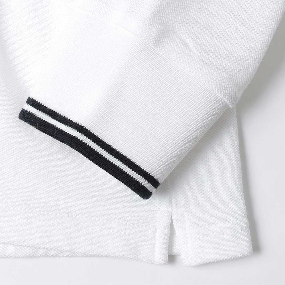 Shawl Collar L/S Polo - Cotton Pique