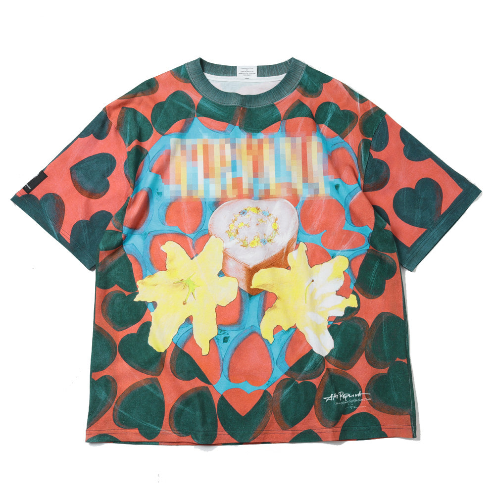 TALKING ABOUT THE ABSTRACTION ART REPLICA T-SHIRT (GRANGE) (NPT