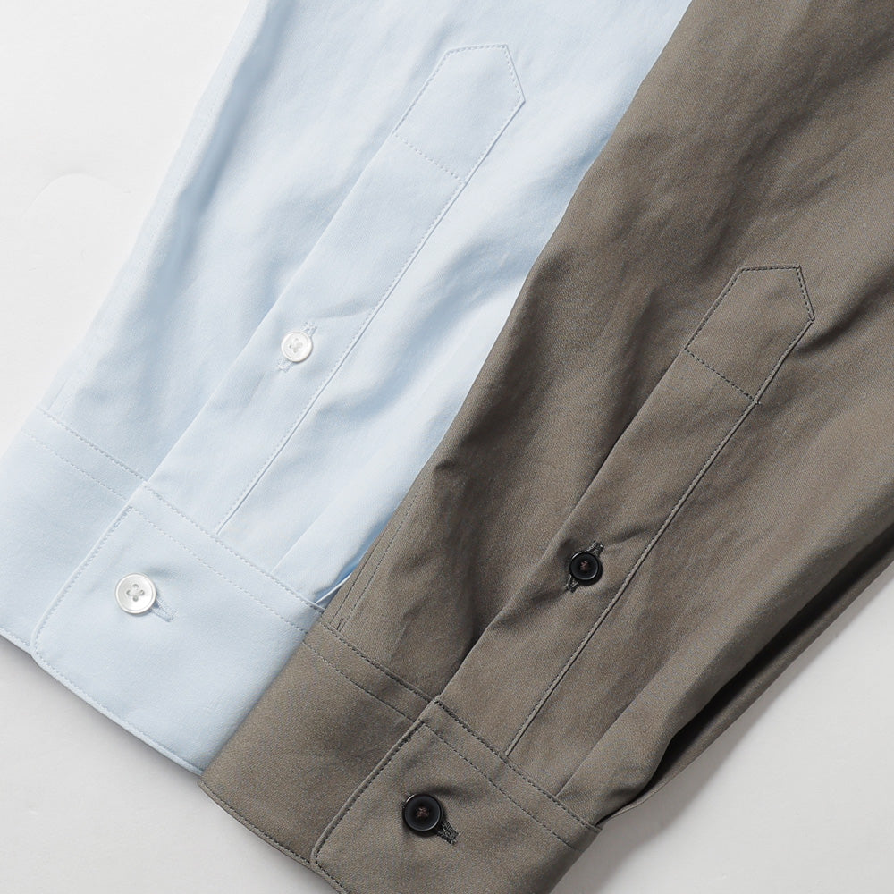 WASHED FINX TWILL SLIM SHIRT