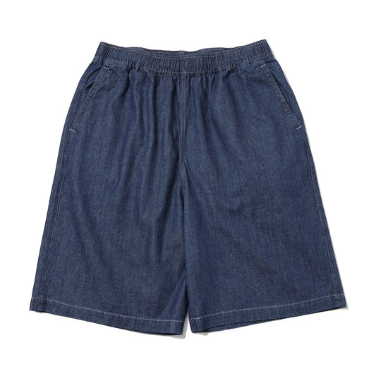 LIGHT DENIM EASY SHORTS