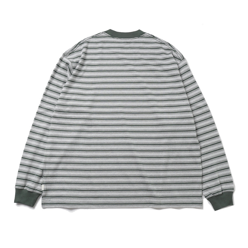 Multi Striped Crewneck L/S Tee
