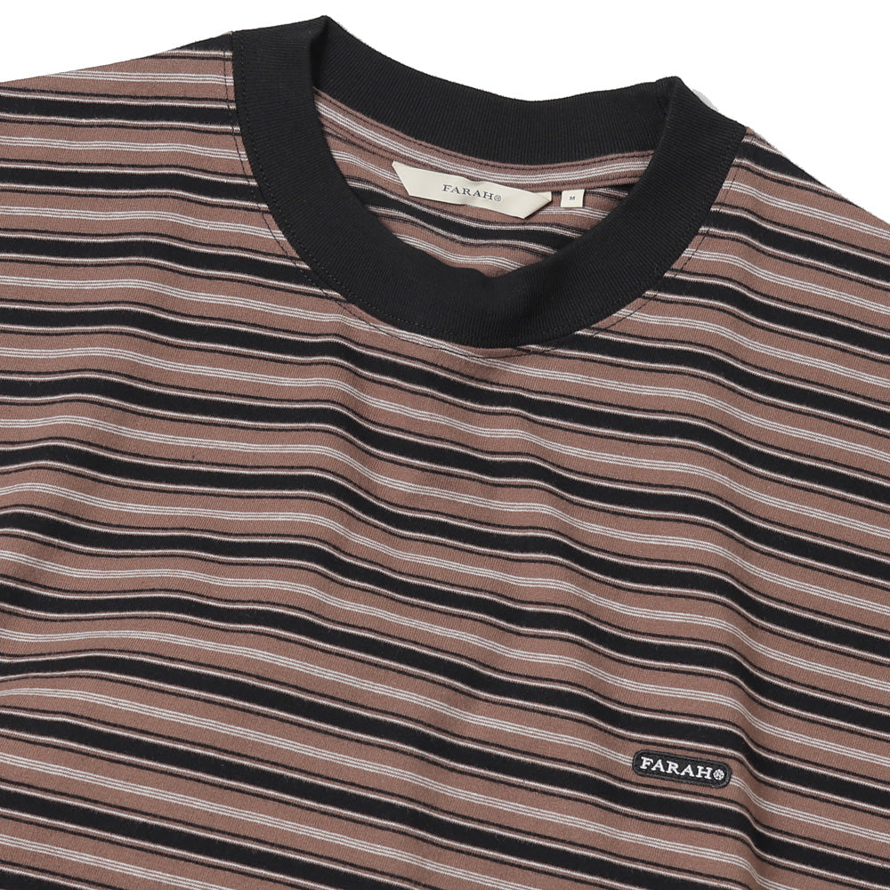 Multi Striped Crewneck L/S Tee