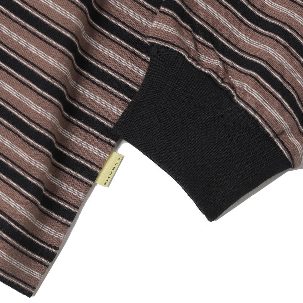 Multi Striped Crewneck L/S Tee