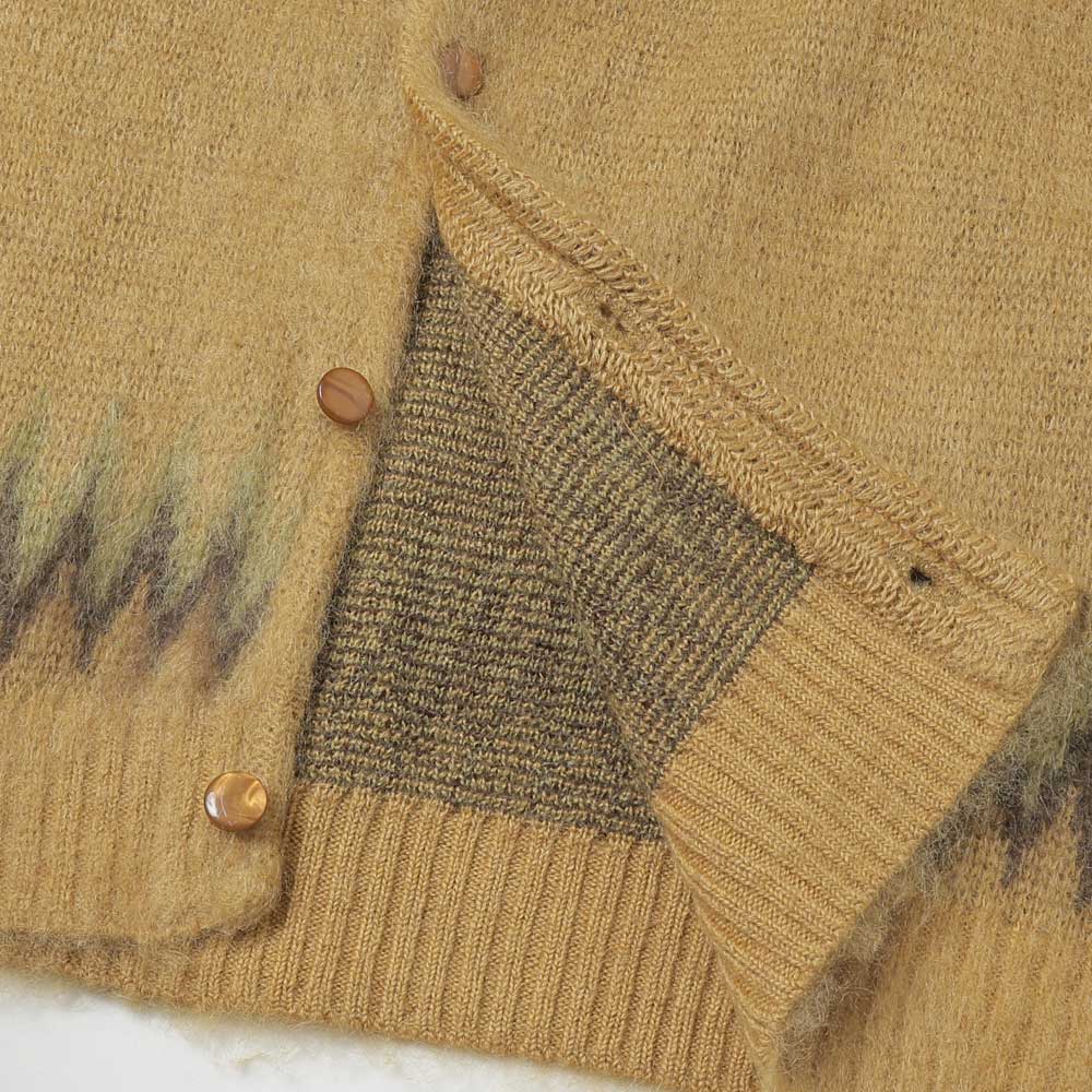 Mohair Cardigan - Argyle