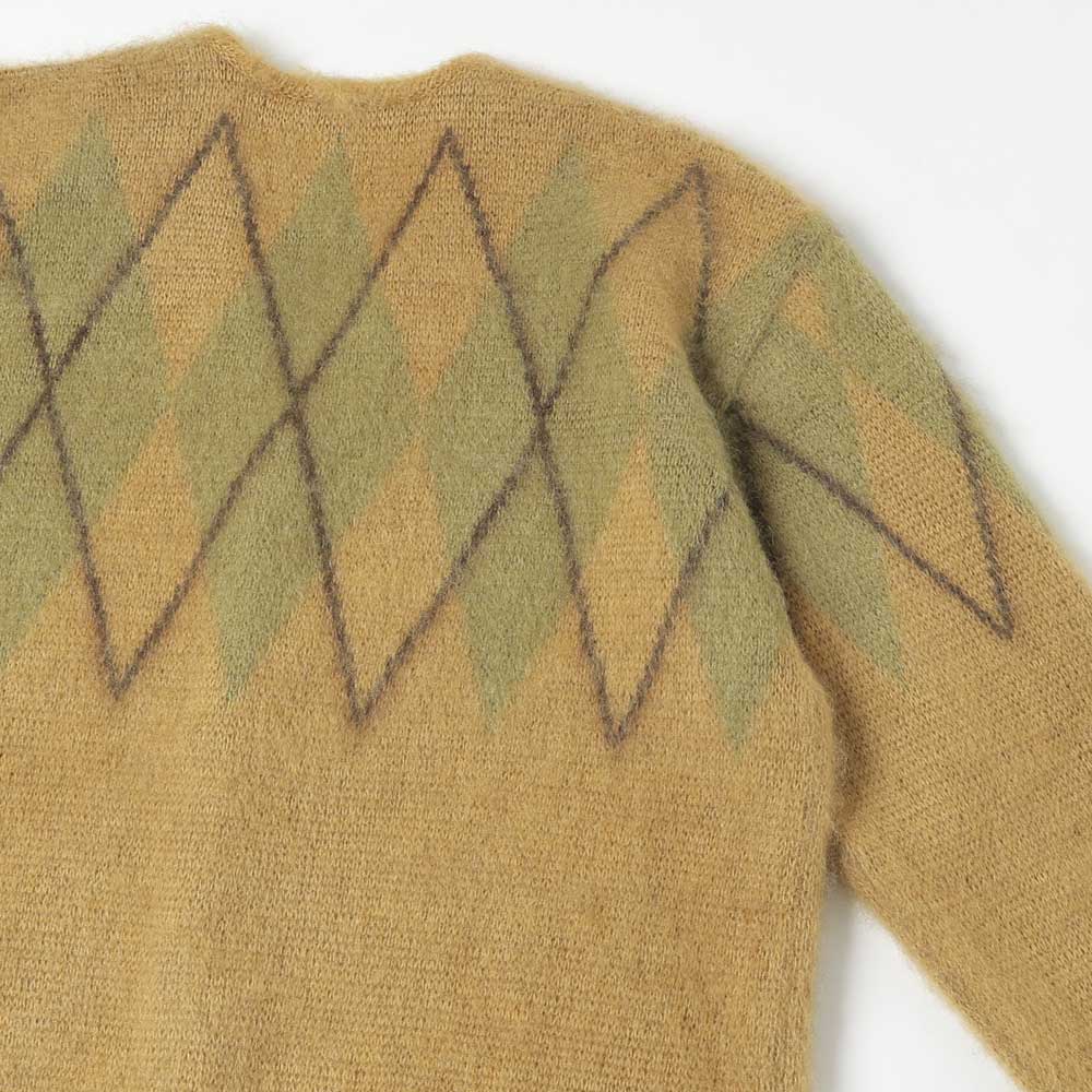 Mohair Cardigan - Argyle