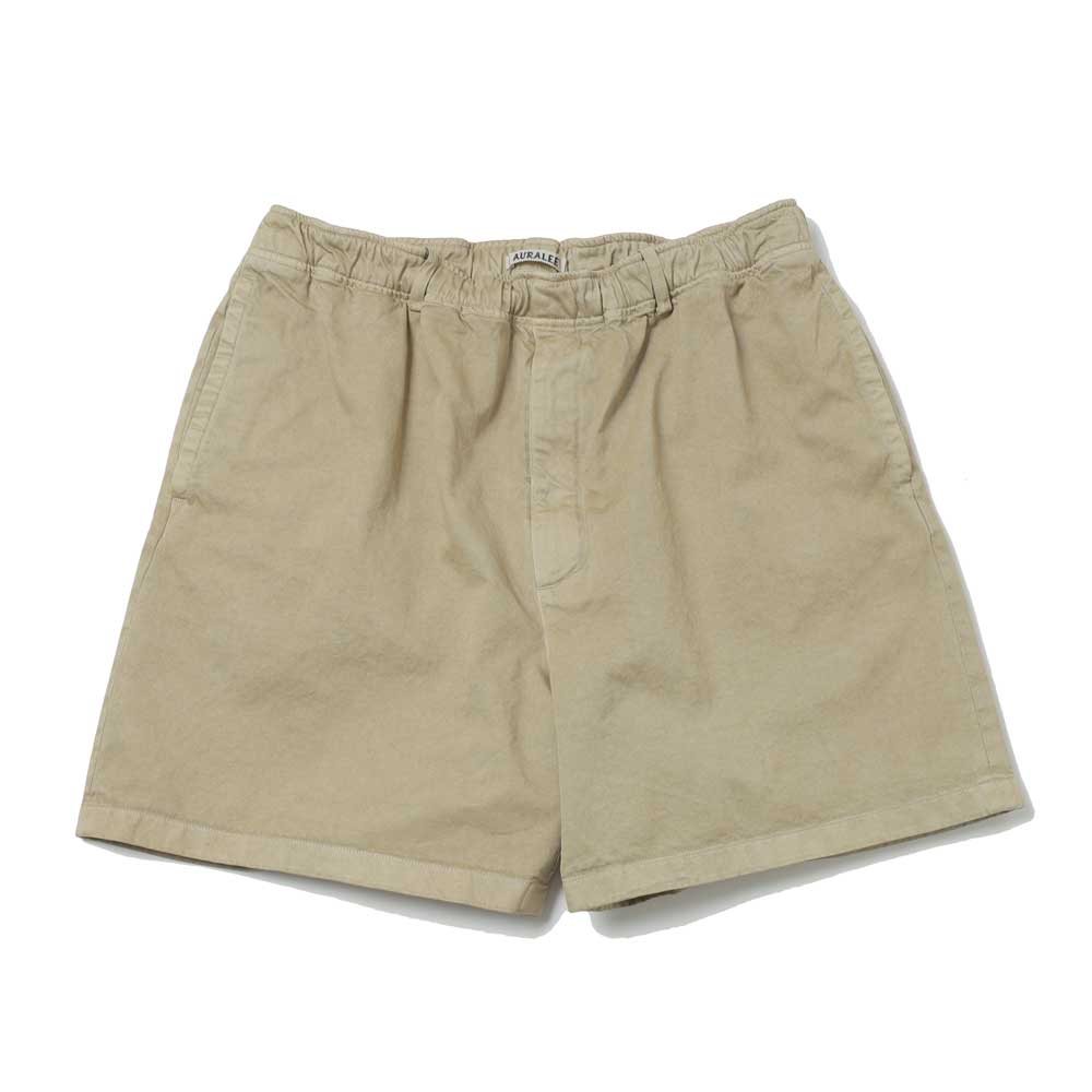 AURALEE(オーラリー) GARMENT-DYED FINX LIGHT CHINO SHORTS A26SP04LF