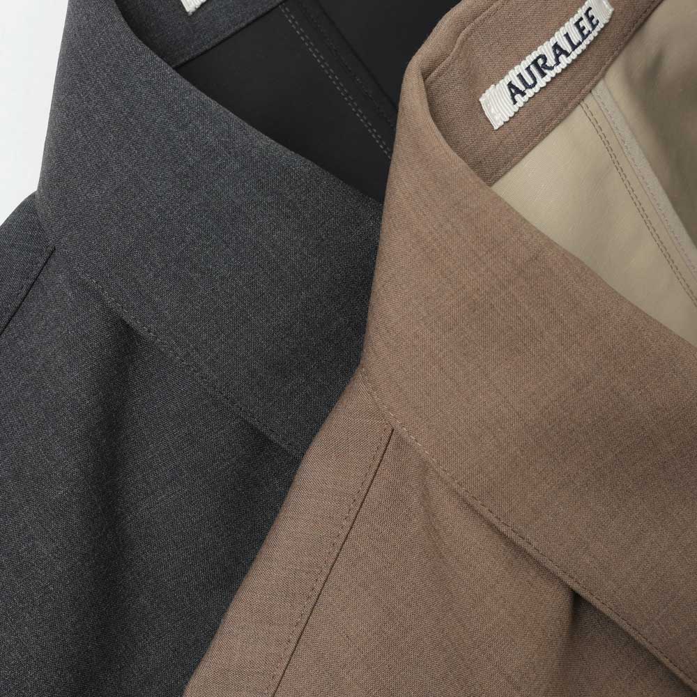 BONDED TROPICAL WOOL ZIP BLOUSON