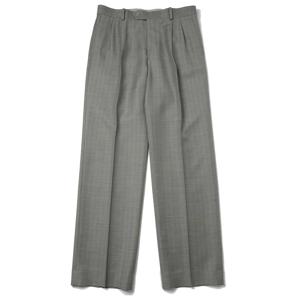 AURALEE(オーラリー) BLUEFACED WOOL TWO-TUCK SLACKS A26SP02BA