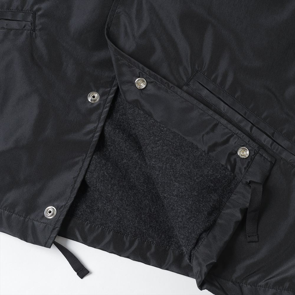 Silk Poly Coach Jacket