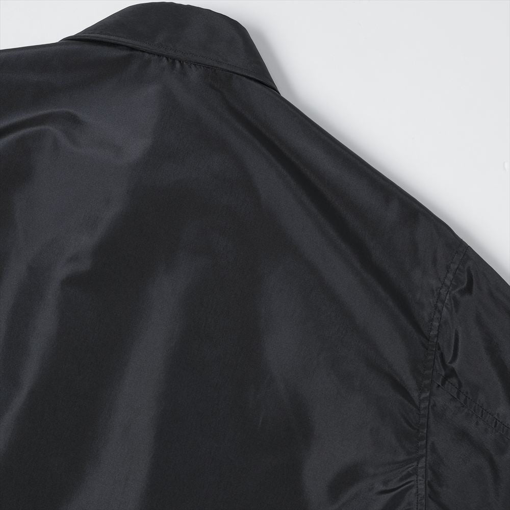 Silk Poly Coach Jacket