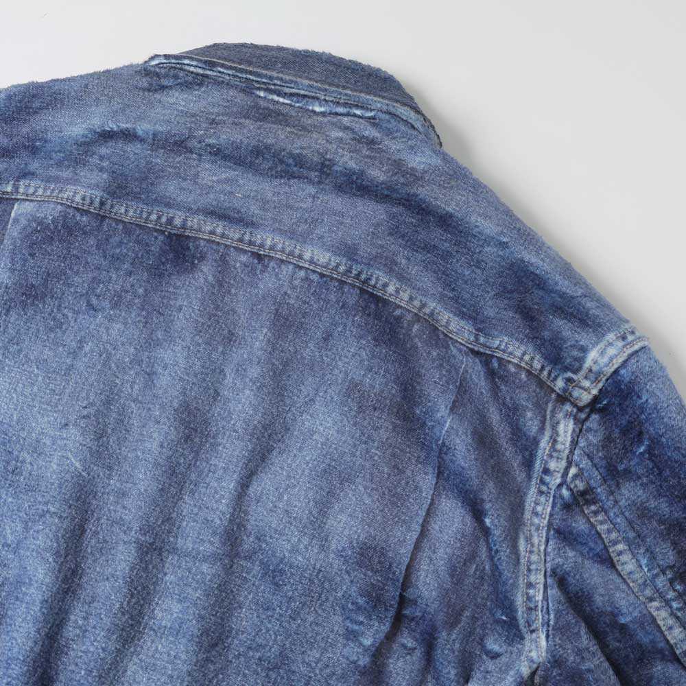 DENIM PRINT FUR JKT