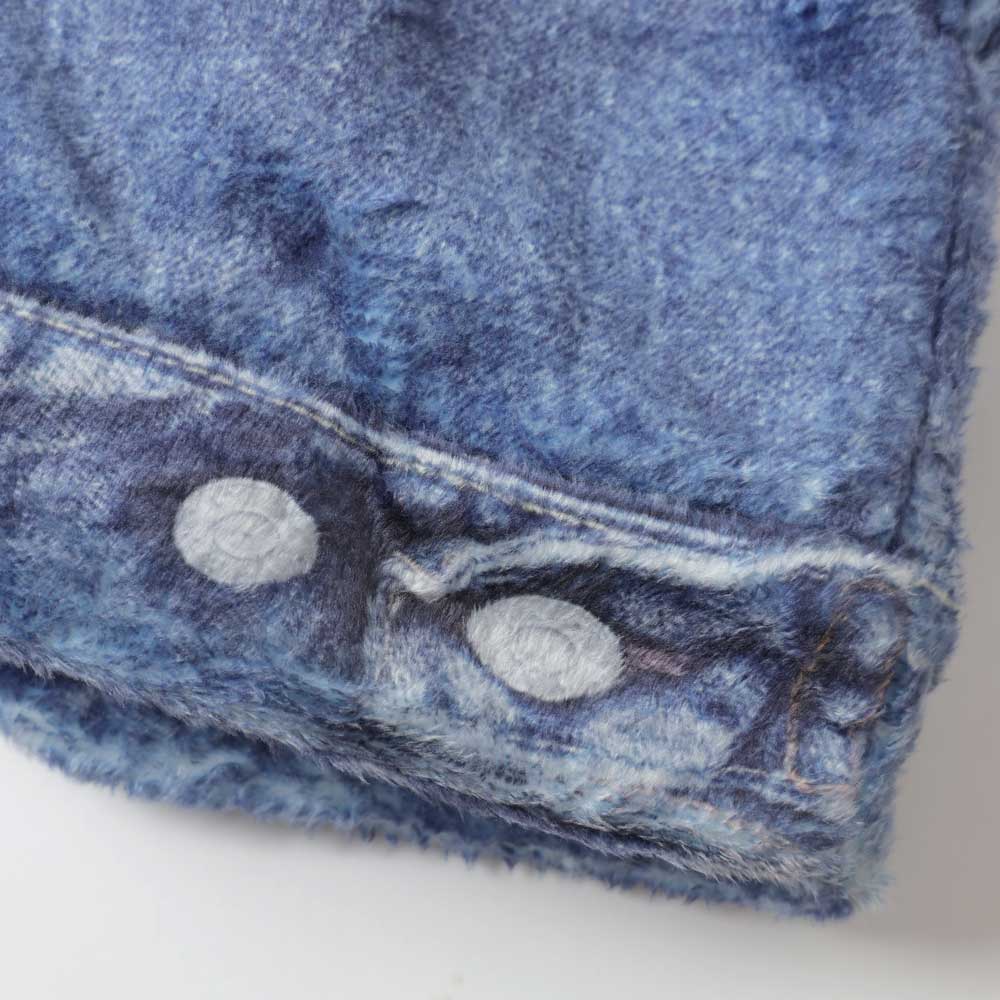 DENIM PRINT FUR JKT