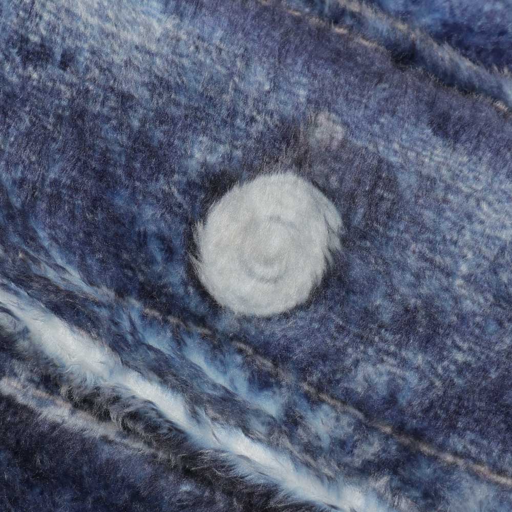 DENIM PRINT FUR JKT