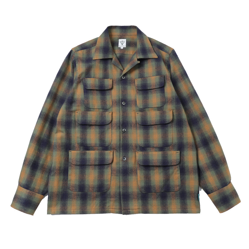 6 Pocket Shirt - Cotton Plaid