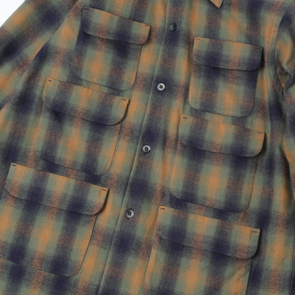 6 Pocket Shirt - Cotton Plaid