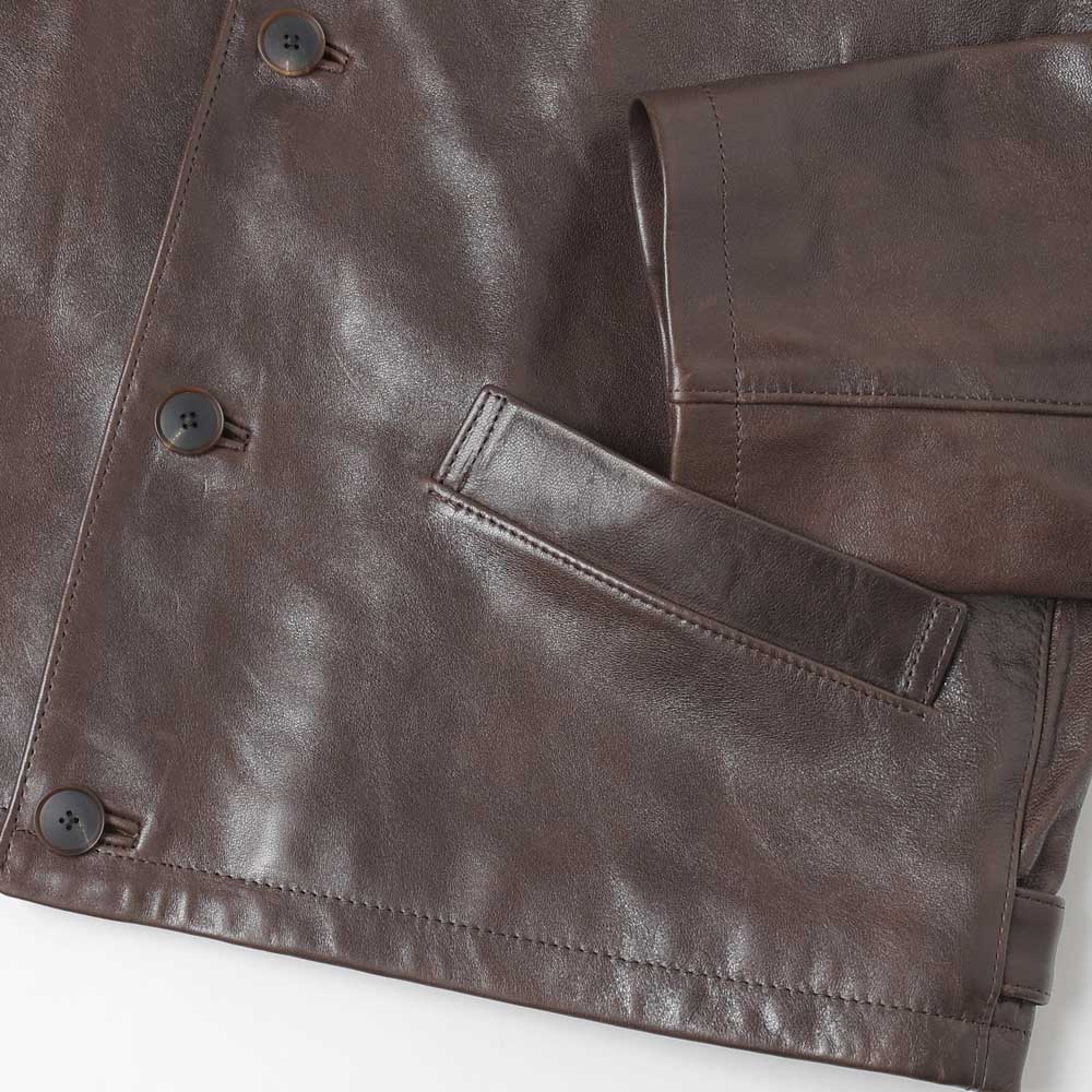 HEAVY LAMB LEATHER BLOUSON