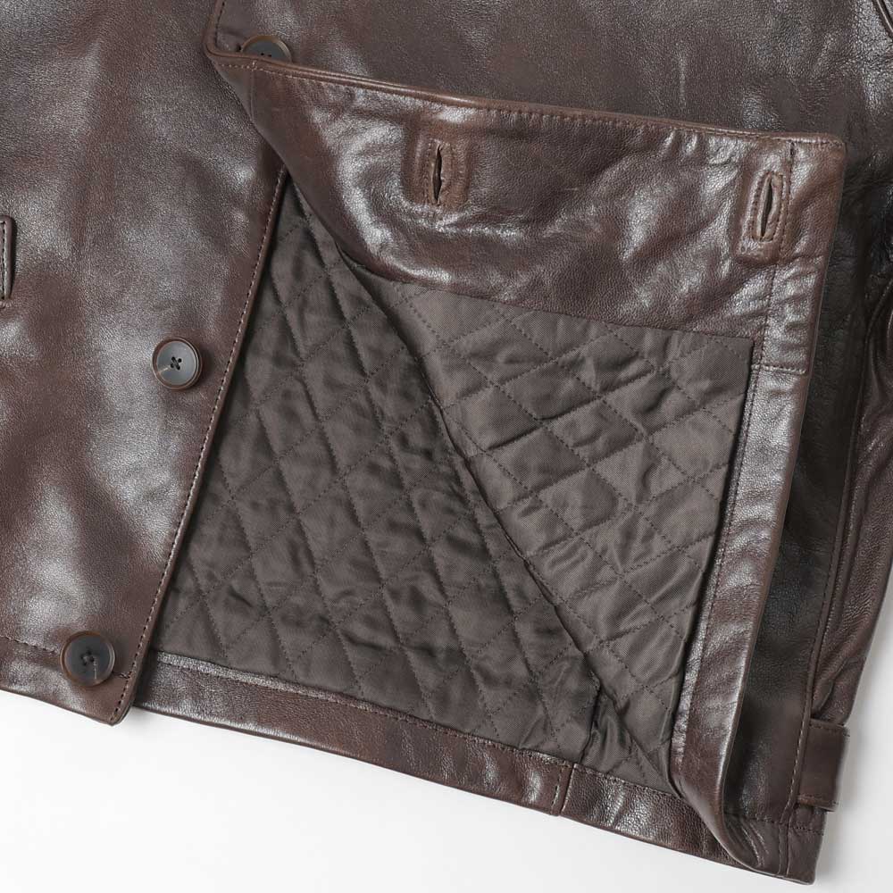 HEAVY LAMB LEATHER BLOUSON
