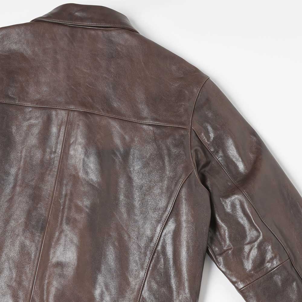 HEAVY LAMB LEATHER BLOUSON