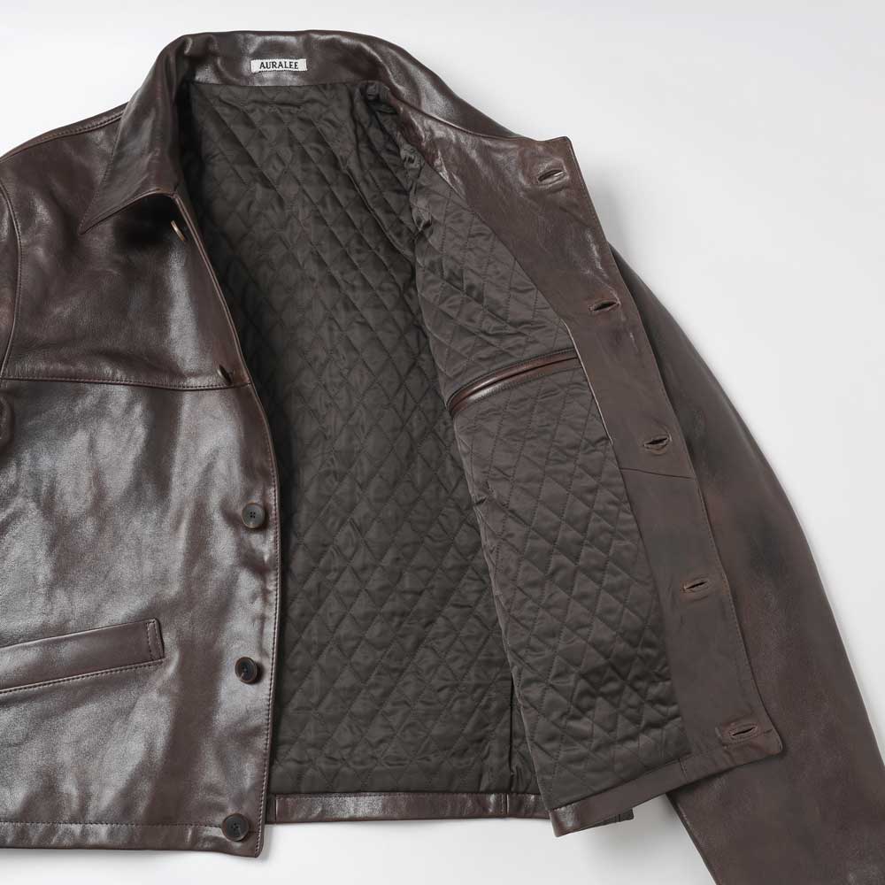 HEAVY LAMB LEATHER BLOUSON