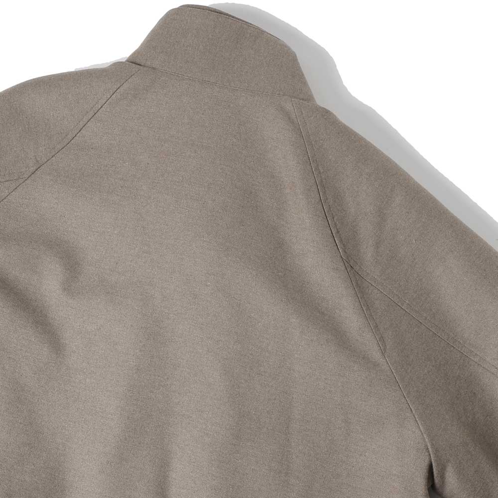 WOOL FULLING FLANNEL PADDED OVEER BLOUSON