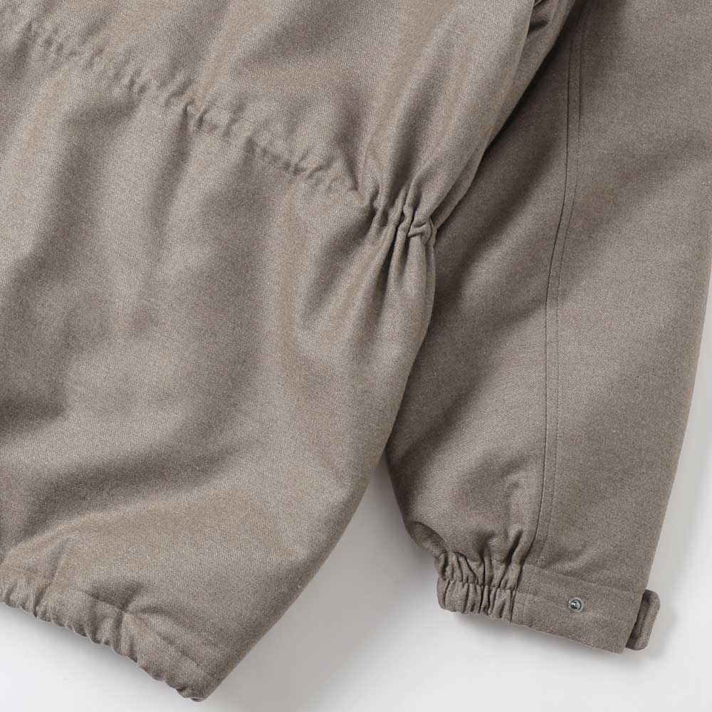 WOOL FULLING FLANNEL PADDED OVEER BLOUSON