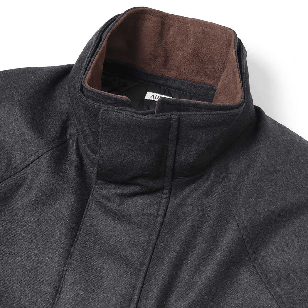WOOL FULLING FLANNEL PADDED OVEER BLOUSON