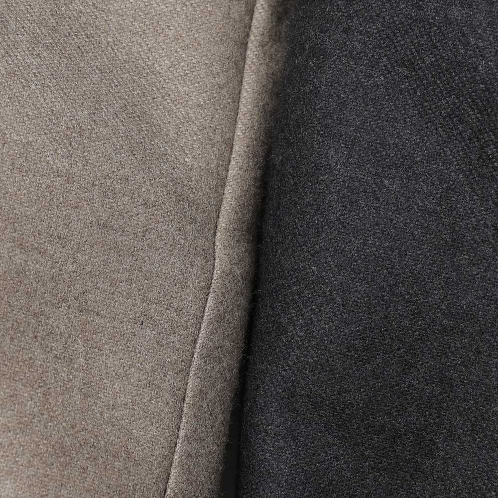 WOOL FULLING FLANNEL PADDED OVEER BLOUSON