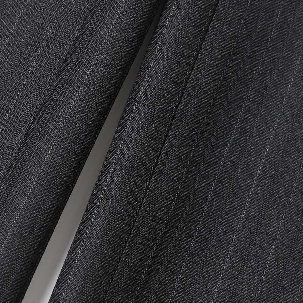 BLUE FACED WOOL NARROW SLACKS