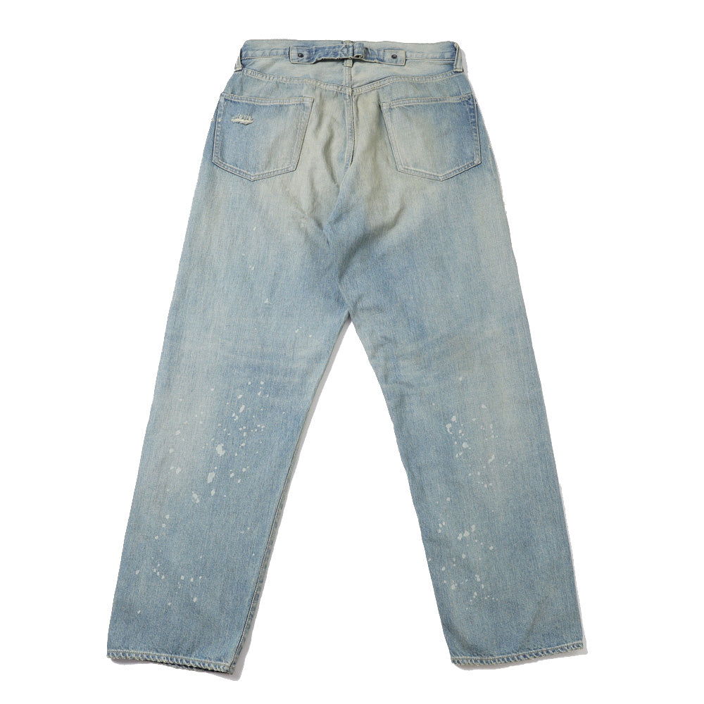 No.37 Washed Wide Denim Pants(BLEACH)