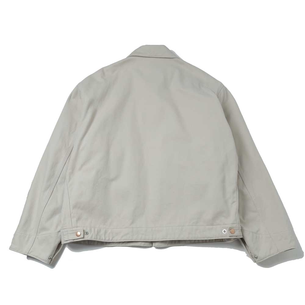 コットンツイル ジップショートジャケット