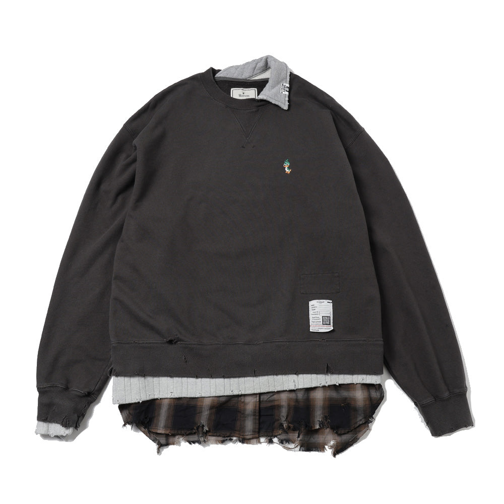 ミハラヤスヒロ Maison MIHARA YASUHIRO(ミハラヤスヒロ) - TRIPLE LAYERED PULLOVER