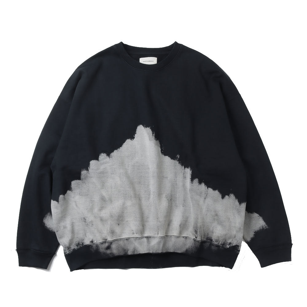 HUGE SWEAT ORGANIC COTTON HEAVY FLEECE (CLOUDY BLEACHING)