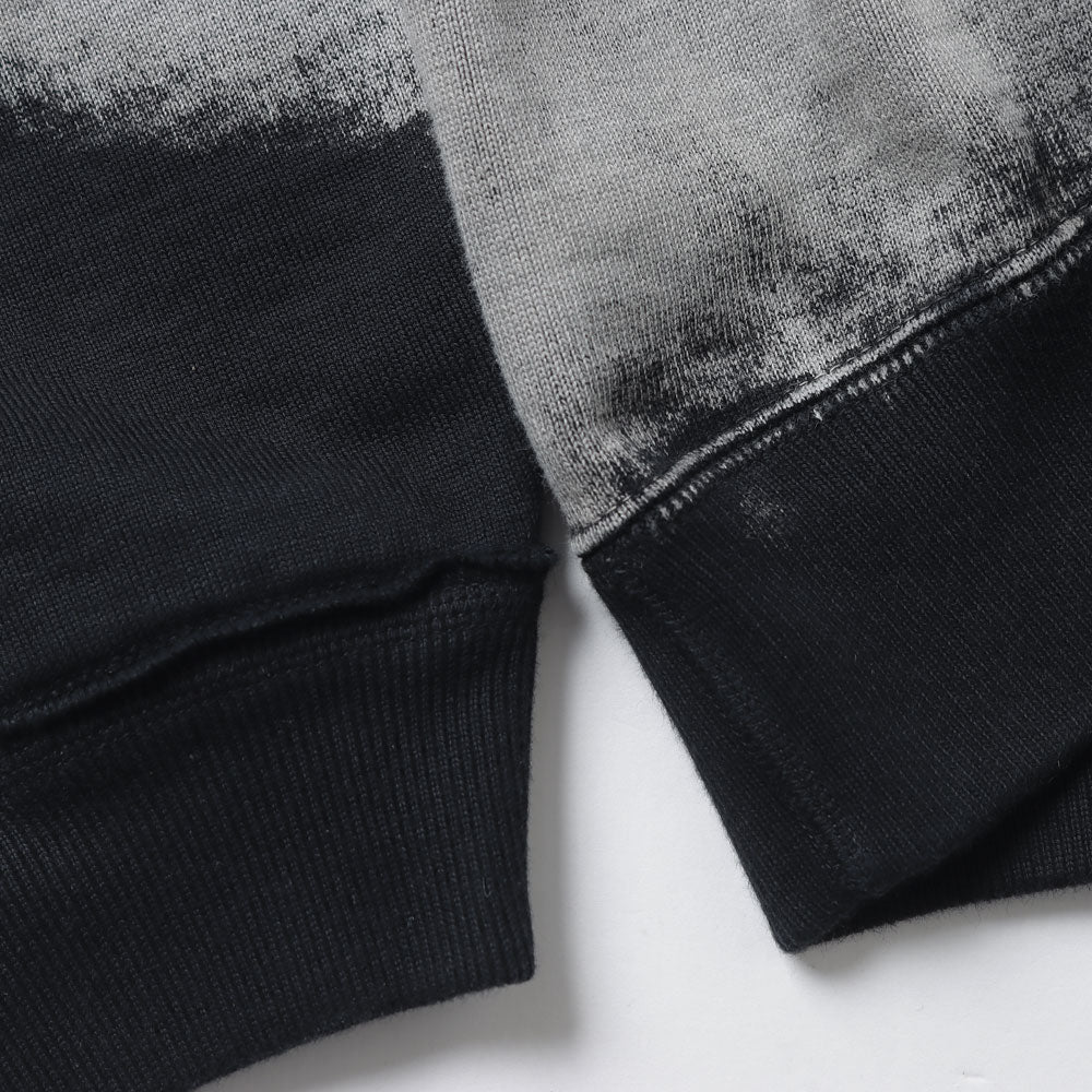 HUGE SWEAT ORGANIC COTTON HEAVY FLEECE (CLOUDY BLEACHING)